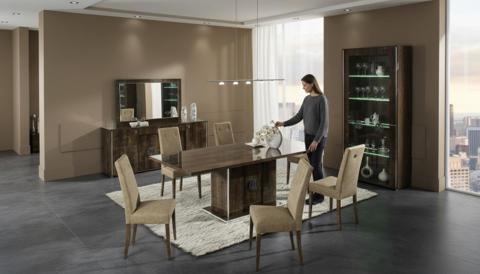 Chair group set wood new upholstery suite kitchen living room dining room 6x chairs