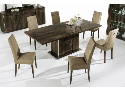 Chair group set wood new upholstery suite kitchen living room dining room 6x chairs