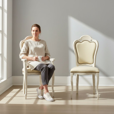 Chair with Armrest Dining Room Chair Wood New Dining Room Chairs Design Armchair Baroque