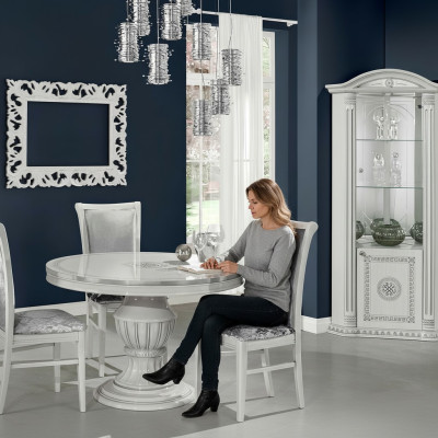 Corner display cabinet of luxury glass