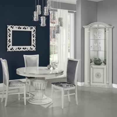 Corner display cabinet of luxury glass