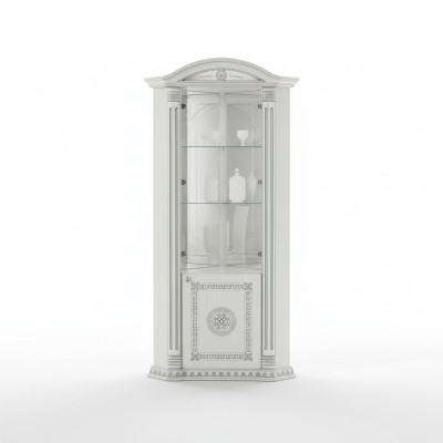 Corner display cabinet of luxury glass