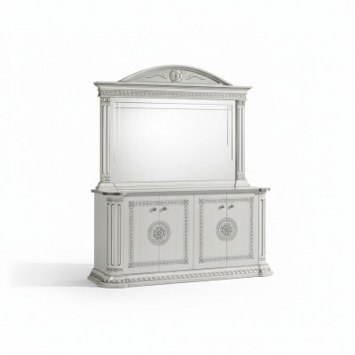 Luxury mobile sideboard with classic wooden design