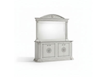 Luxury mobile sideboard with classic wooden design