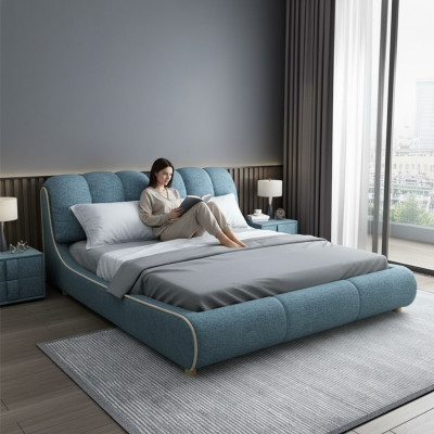 Double bed, bedroom, hotel, marital, luxury bed, 2x nightstand, 3-piece set, new beds
