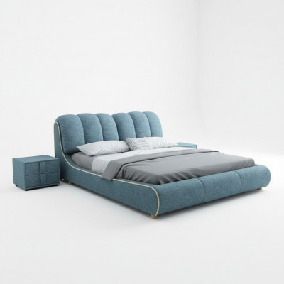 Double bed, bedroom, hotel, marital, luxury bed, 2x nightstand, 3-piece set, new beds