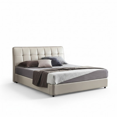 Designer beds double bed matrimonial bed 180x200cm leather bed light upholstered bed