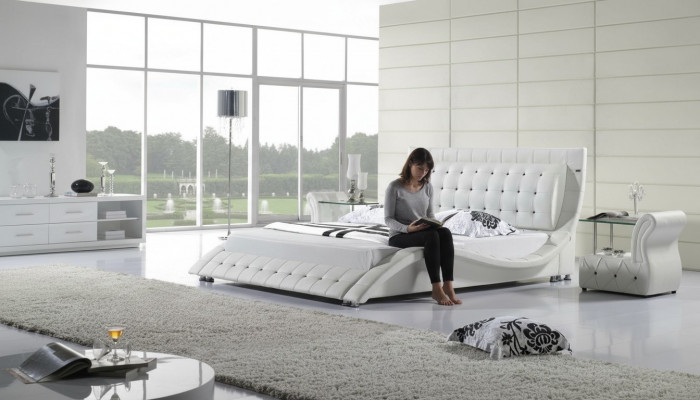 Beds Double Modern Double 180x200 Modern New Design Leather Bed