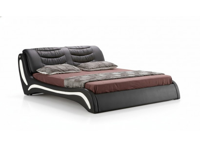 Designer bed bedroom beds leather hotel luxury upholstery Italian