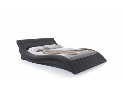 Double beds, marriage bedroom, luxury designer bed 180x200 leather hotel