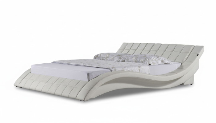 Beds double 180x200cm bedroom leather double bed upholstery design