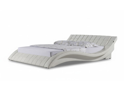 Beds double 180x200cm bedroom leather double bed upholstery design
