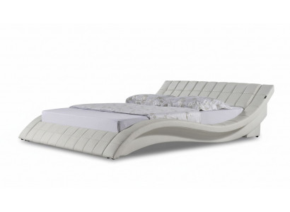 Beds double 180x200cm bedroom leather double bed upholstery design