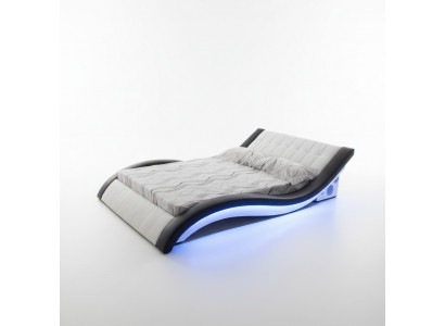 Luxury bed design beds digital USB bedroom furniture leather double