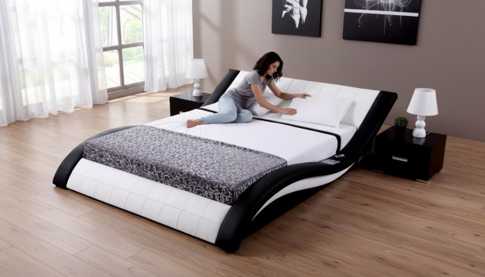 Bed Design, Beds, Digital USB, Luxury Bedroom Furniture, Leather Double