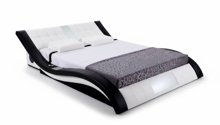 Bed Design, Beds, Digital USB, Luxury Bedroom Furniture, Leather Double