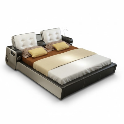 Bed Music System USB Beds Multifunction Luxury Furniture Bedroom