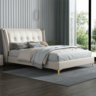 Beds Leather Hotel Luxury Upholstery Italian Furniture Designer Bed Bedroom