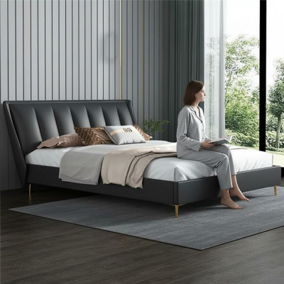 Beds Textile Hotel Luxury Upholstery Seat Fabric Italy Designer Bed Bedroom