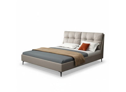 Beds Textile Leather Hotel Luxury Upholstery Velvet Fabric Designer Bed Bedroom