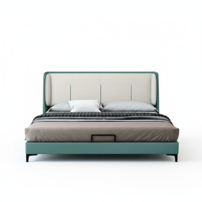 Beds Textile Hotel Luxury Upholstery Fabric Seat Italian Designer Bed Bedroom