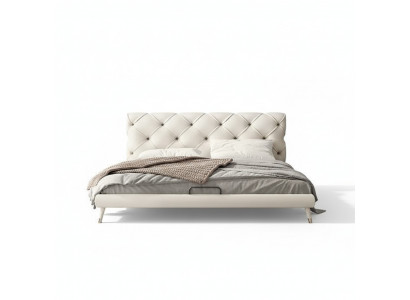 Beds 180x200cm Bedroom Textile Fabric Bed Chesterfield Design Luxury