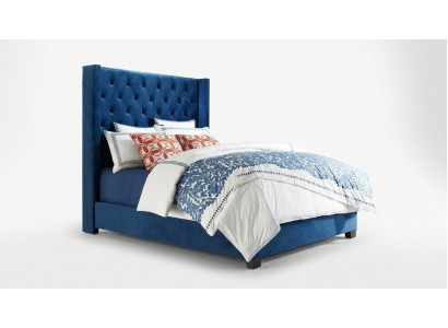 Chesterfield bedroom double beds design leather luxury bed hotel