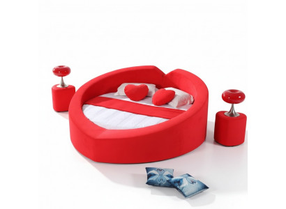 Designer heart-shaped bed honeymoon bed luxury bed frame bed brothel