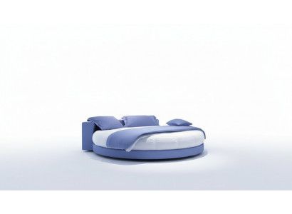 Round Leather Bed 200x200 Luxury Upholstered Round Beds Round Fabric Hotel