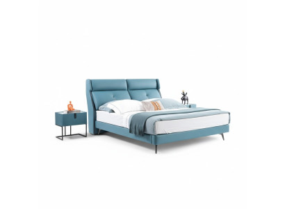 Beds Double Hotel Sleep Room Wood New 180x200cm Bed Upholstery Design