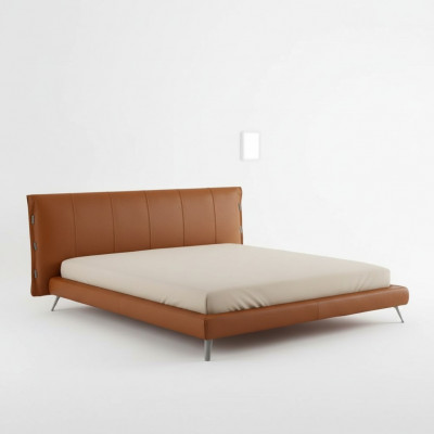 Upholstered Double Beds Metal Design Luxury Bed Bedroom Italian