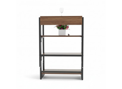 Multifunctional Space-Saving Furniture Dining Table Shelf 2-in-1 Kitchen Tables Wood