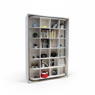 Bed, books, cupboard, shelf, guest bed, cabinets, wall cupboard, wall cabinet, beds