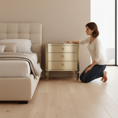 Side table bedroom metal gloss tables consoles design night table console