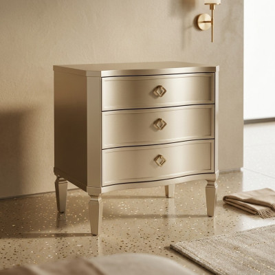 Side table bedroom metal gloss tables consoles design night table console