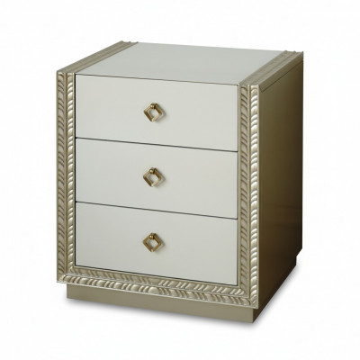 Console side nightstands night tables design wood high-gloss nightstand new