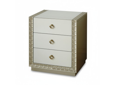 Console side nightstands night tables design wood high-gloss nightstand new