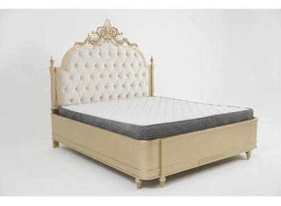 Chesterfield wood double bed design upholstered bed king size bedroom 180x200