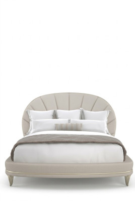 Luxury Bed Hotel Royal Furniture Fabric Beds Design Interior Upholstered Bed Frame