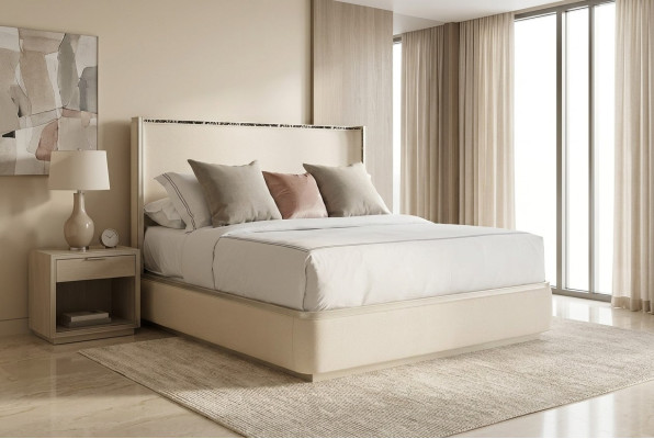 Beds 180x200 cm Textile Hotel Luxury Upholstered Seat Fabric Design Bed Bedroom