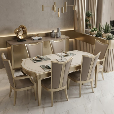 Design luxury wood table dining room furniture dining tables hotel furnishings table 180x90