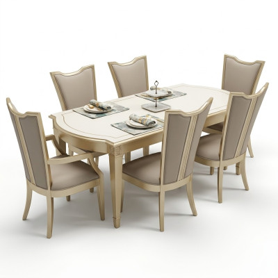 Design luxury wood table dining room furniture dining tables hotel furnishings table 180x90