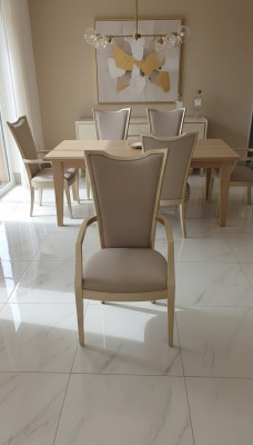 Luxury armchair chair wood furniture furnishings hotel armchair chairs new dining room
