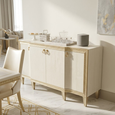 Dressers Luxury Cabinets Side Low Board Noble Wood Design Console Cabinet Dresser