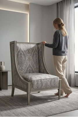 Upholstered Gastro Chairs Armchair Design Lounge Club Chair Dining Room Recliner Relax Furniture