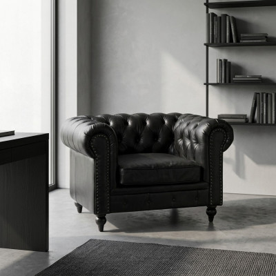 Living Room Restaurant Gastro Armchair 1-Seater Lounge Armchair Upholstered Chair