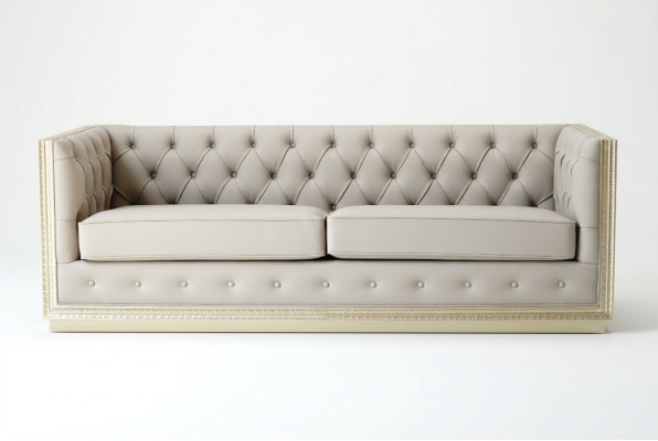 Chesterfield Living Room Sofas Italian Sofa Couch 3 Seater 220 cm Upholstery