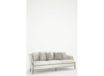 Design sofa 3-seater living room fabric couch upholstery sofas new gray textile furniture