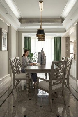 Dining set chair group new table 6 design chairs 7-piece dining room wood tables