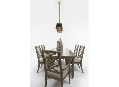 Dining set chair group new table 6 design chairs 7-piece dining room wood tables